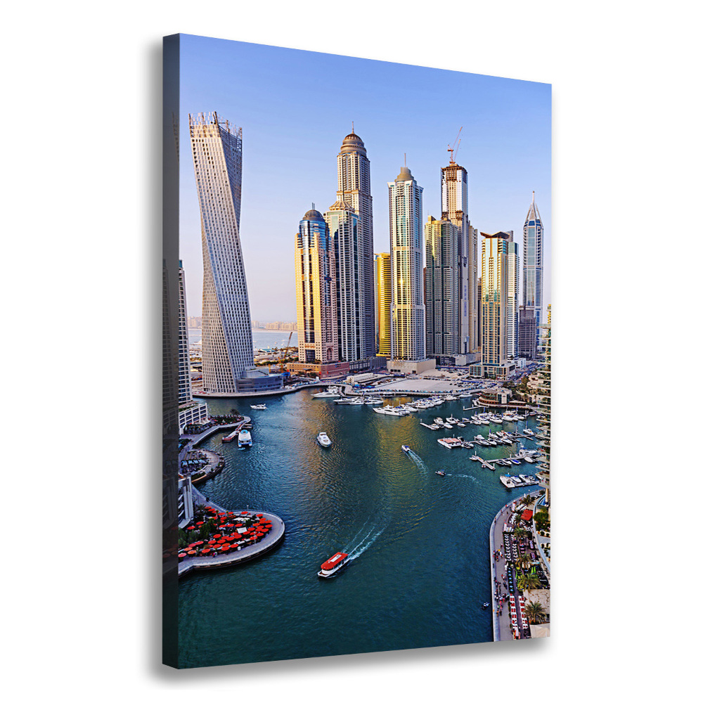 Canvas wall art Bay of Dubai