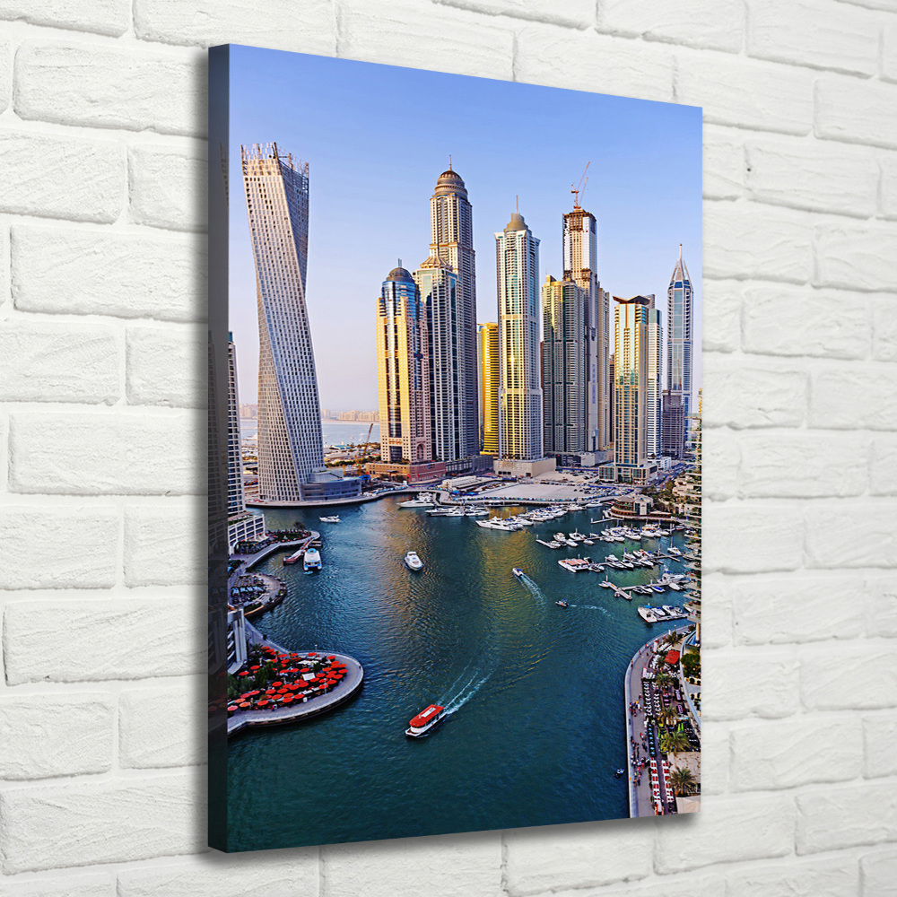 Canvas wall art Bay of Dubai