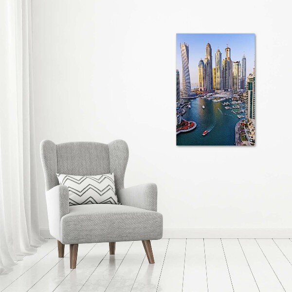 Canvas wall art Bay of Dubai