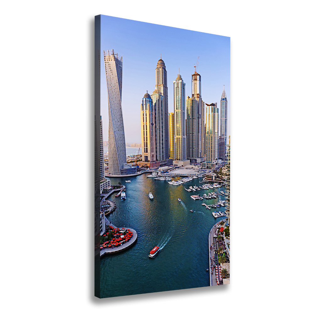 Canvas wall art Bay of Dubai