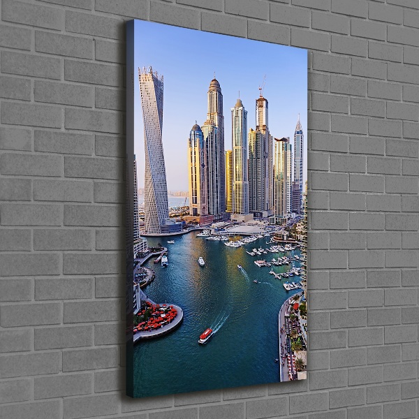 Canvas wall art Bay of Dubai