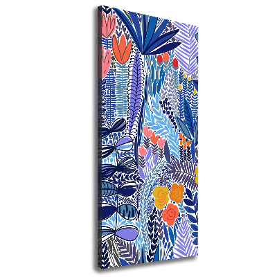 Canvas wall art Tropical flowers