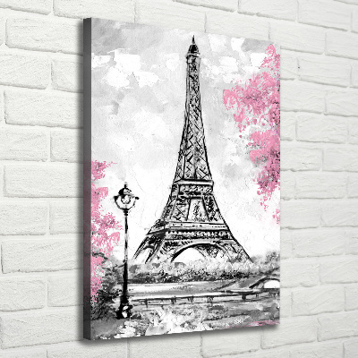 Canvas wall art Eiffel Paris tower