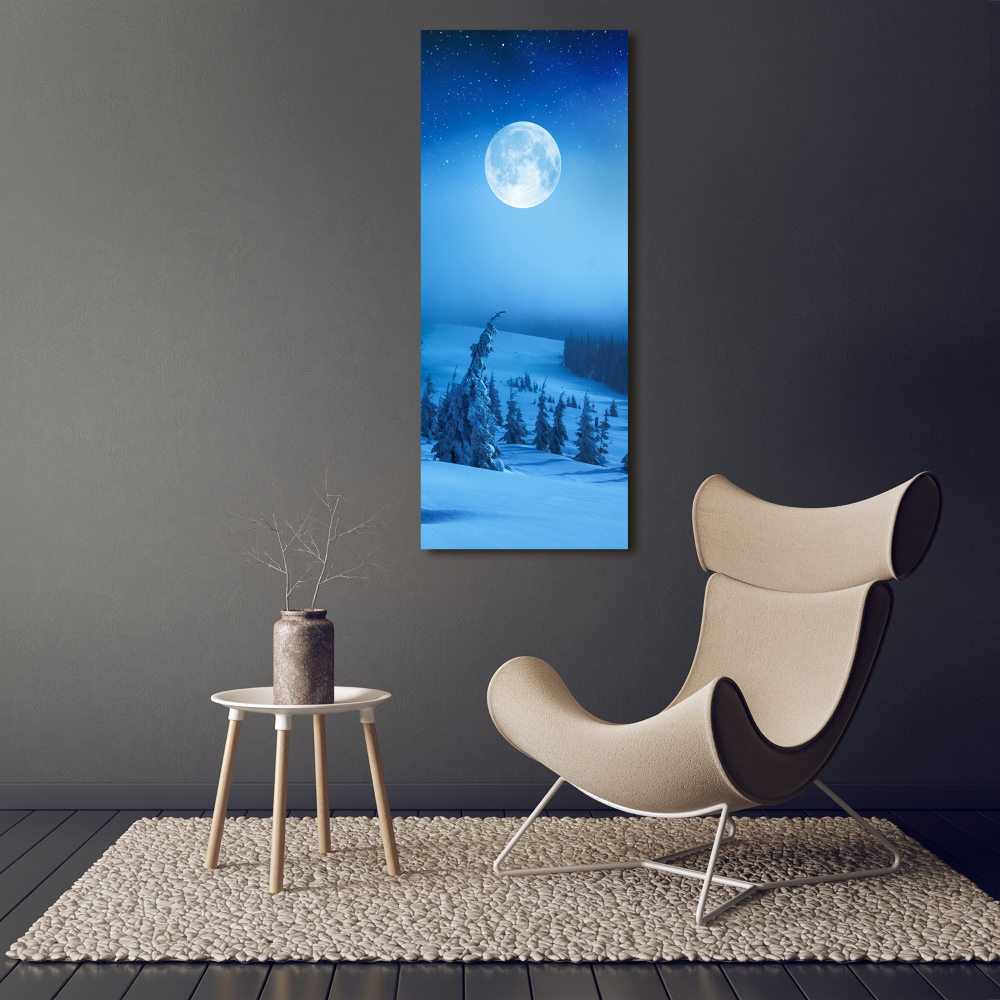 Canvas print Full moon