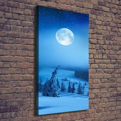 Canvas print Full moon