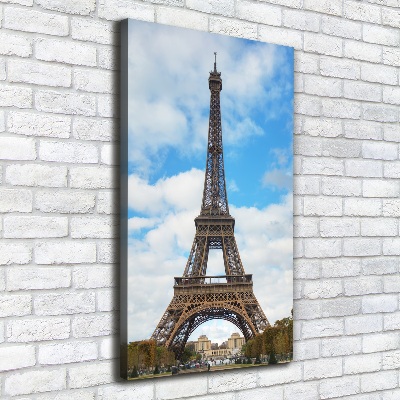 Canvas wall art Eiffel Paris tower