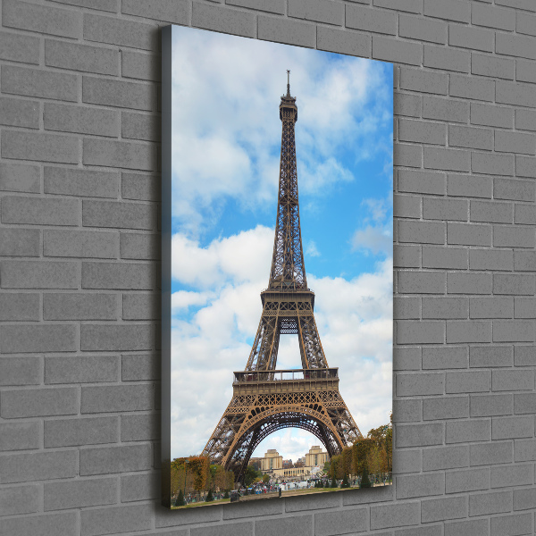 Canvas wall art Eiffel Paris tower