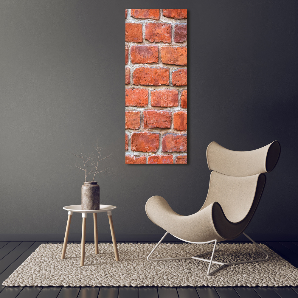 Large canvas wall art Brick wall