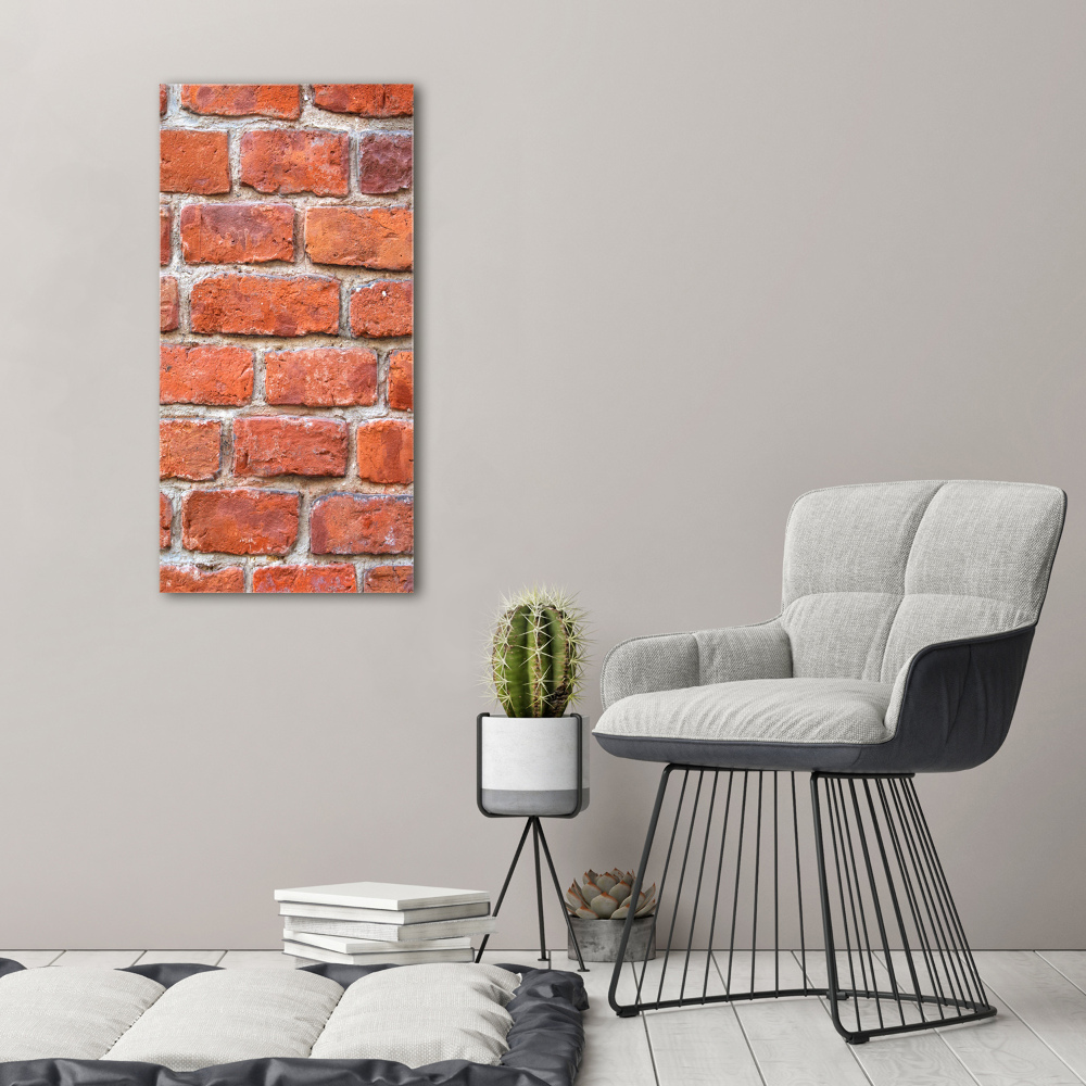 Large canvas wall art Brick wall