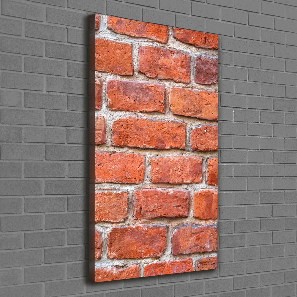 Large canvas wall art Brick wall