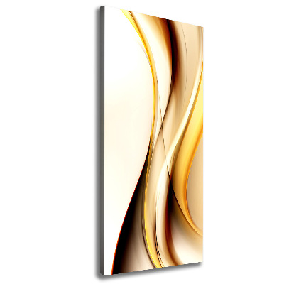 Canvas wall art Wave abstraction