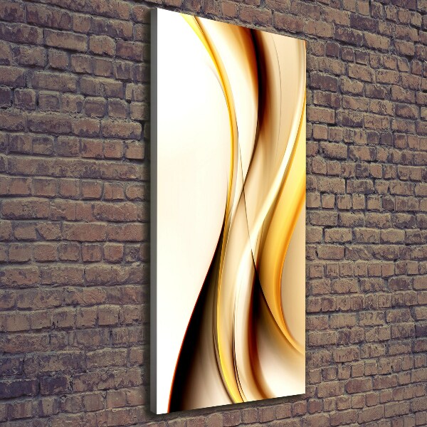 Canvas wall art Wave abstraction