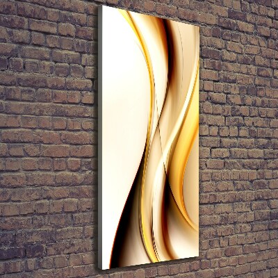 Canvas wall art Wave abstraction