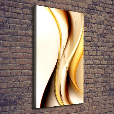 Canvas wall art Wave abstraction