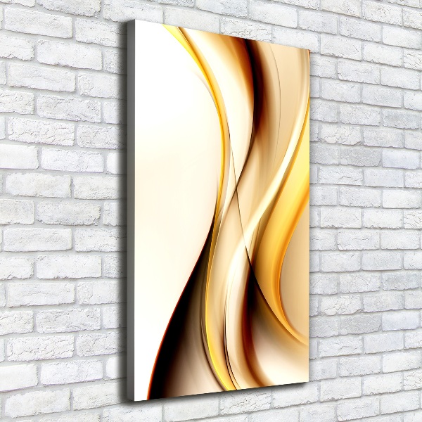 Canvas wall art Wave abstraction