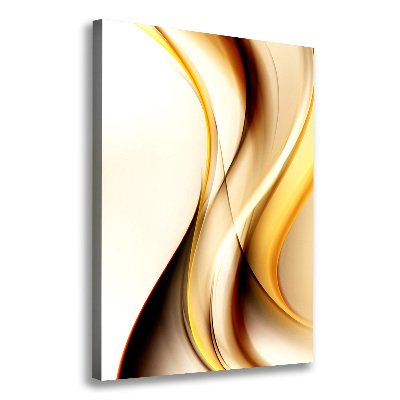 Canvas wall art Wave abstraction