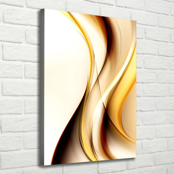 Canvas wall art Wave abstraction