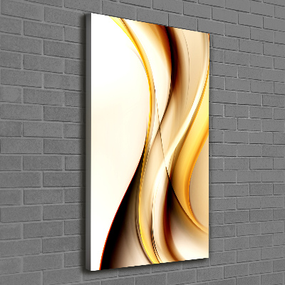 Canvas wall art Wave abstraction