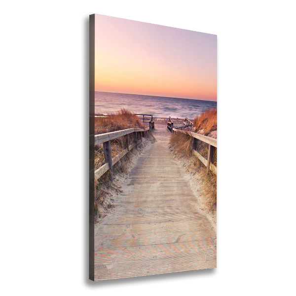 Canvas wall art Path to the beach