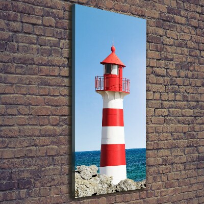 Wall art canvas large Lighthouse