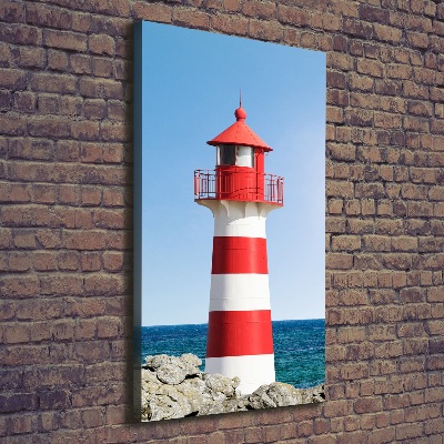 Wall art canvas large Lighthouse