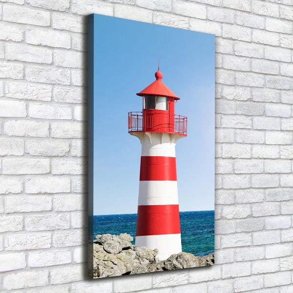 Wall art canvas large Lighthouse