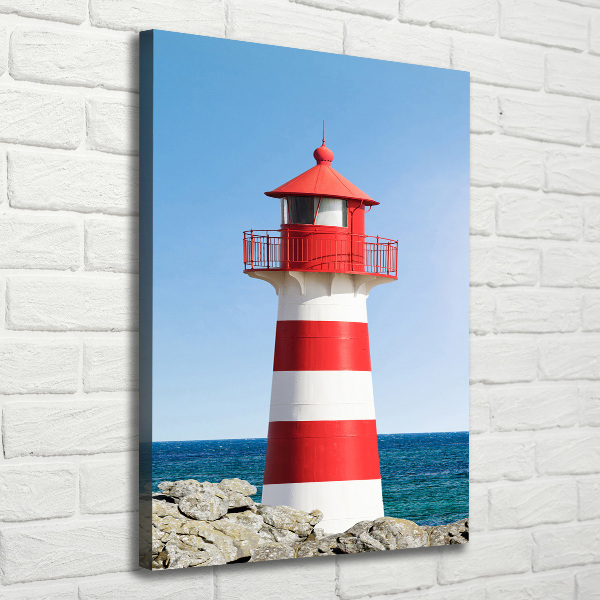 Wall art canvas large Lighthouse