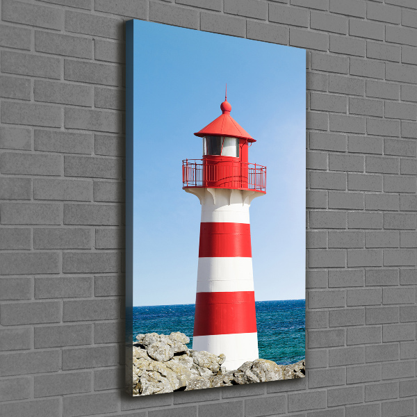 Wall art canvas large Lighthouse