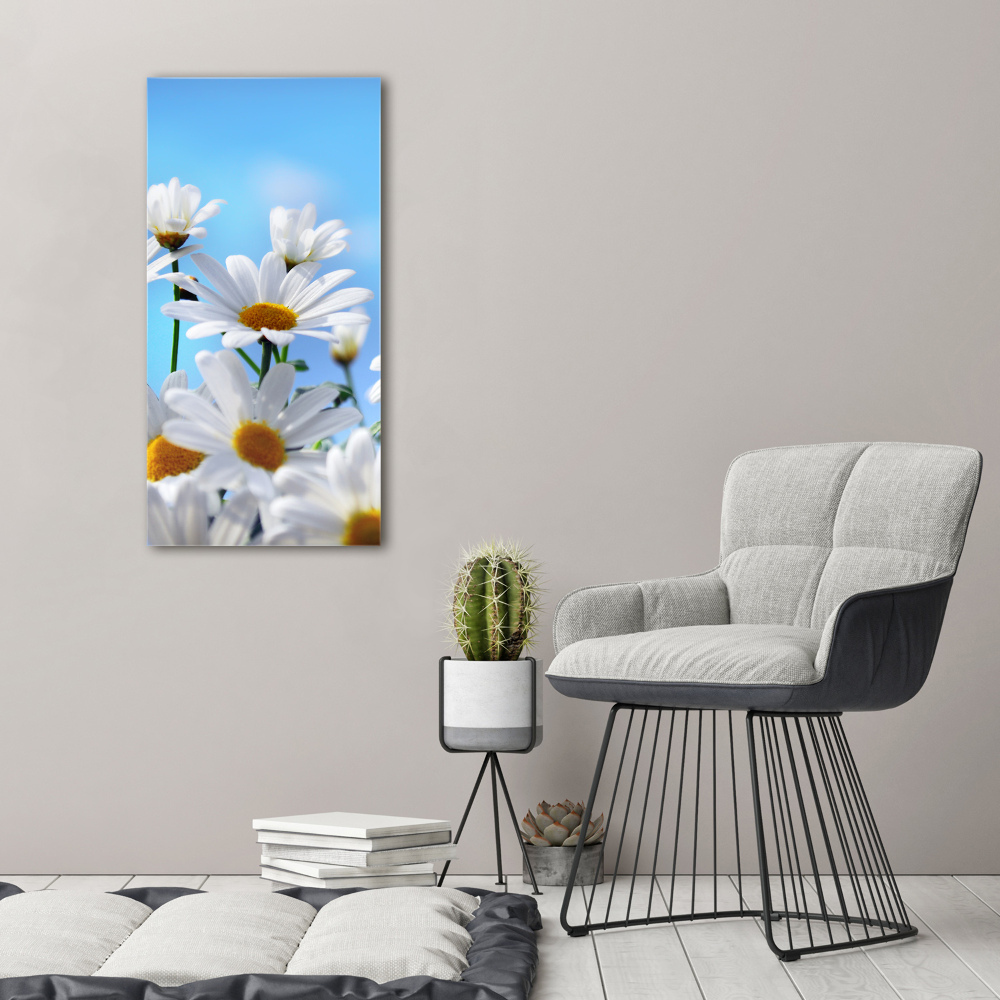 Large canvas wall art Daisy