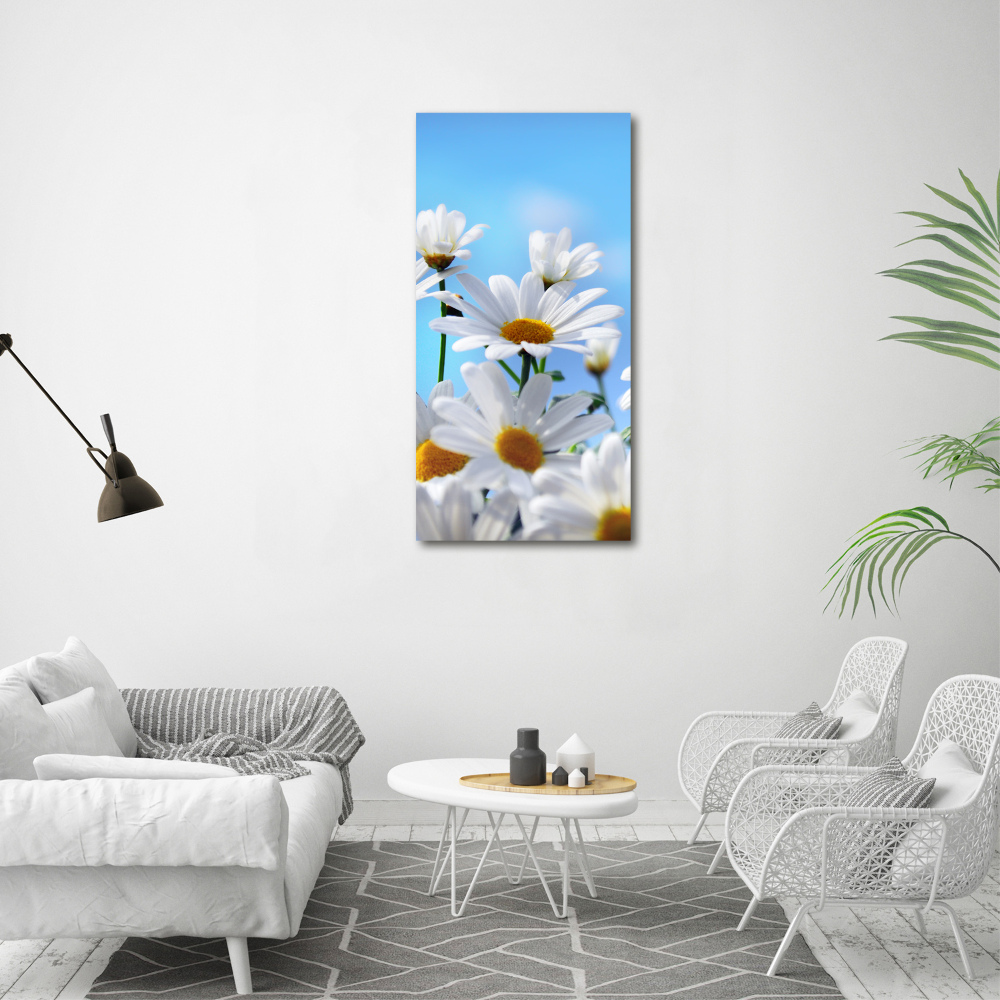 Large canvas wall art Daisy