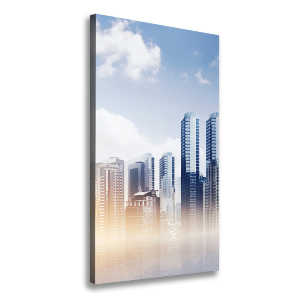 Large canvas wall art Skyscrapers