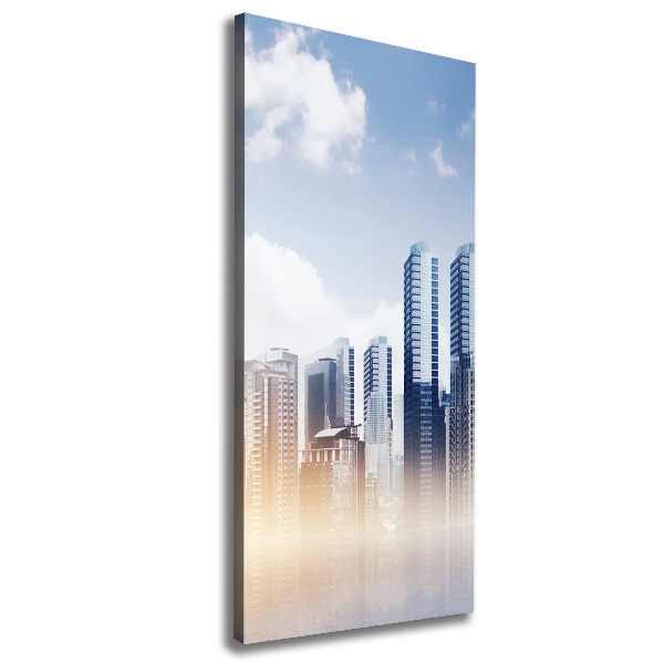 Large canvas wall art Skyscrapers