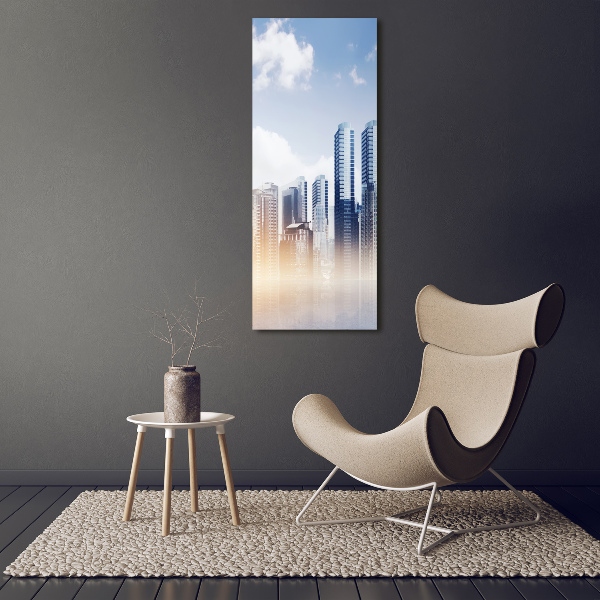 Large canvas wall art Skyscrapers