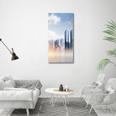 Large canvas wall art Skyscrapers