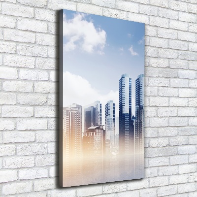 Large canvas wall art Skyscrapers