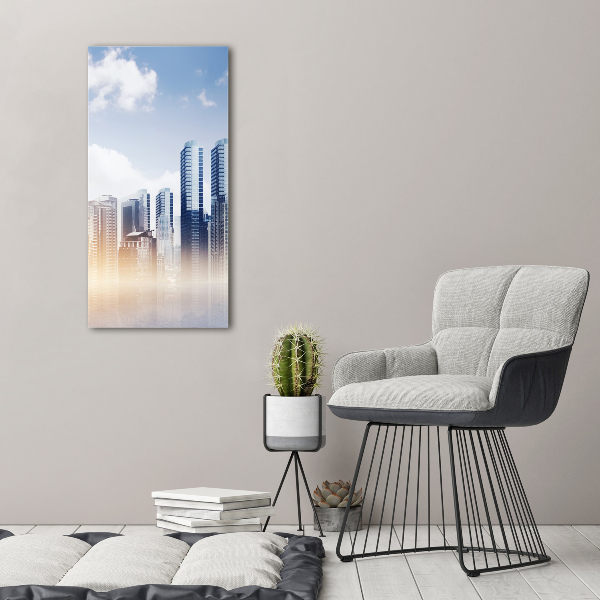 Large canvas wall art Skyscrapers