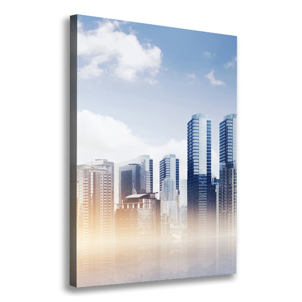 Large canvas wall art Skyscrapers