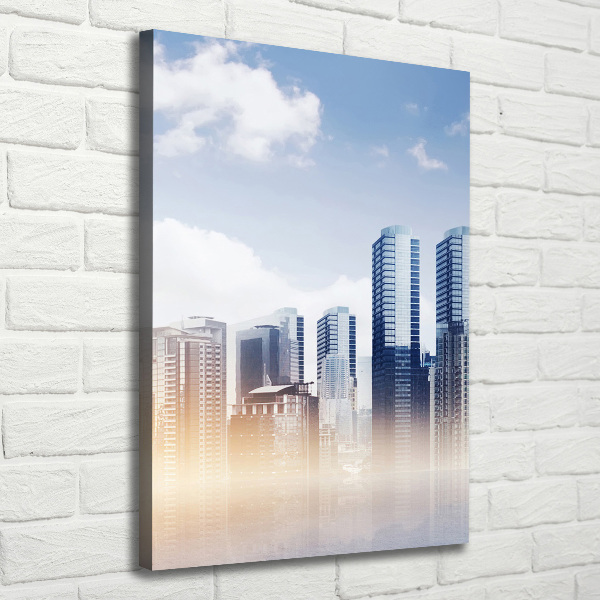 Large canvas wall art Skyscrapers