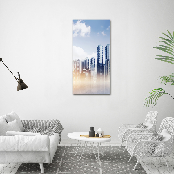 Large canvas wall art Skyscrapers