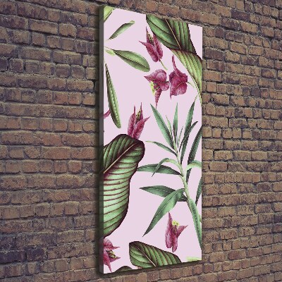 Wall art canvas large Hawaiian pattern