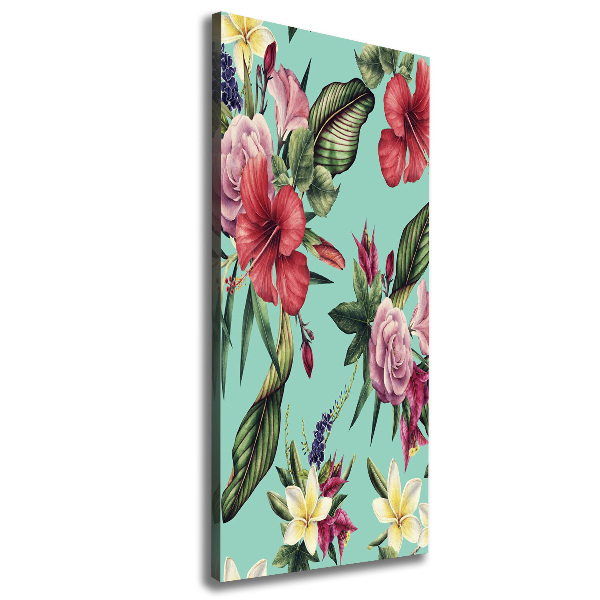 Canvas wall art Hawaiian pattern