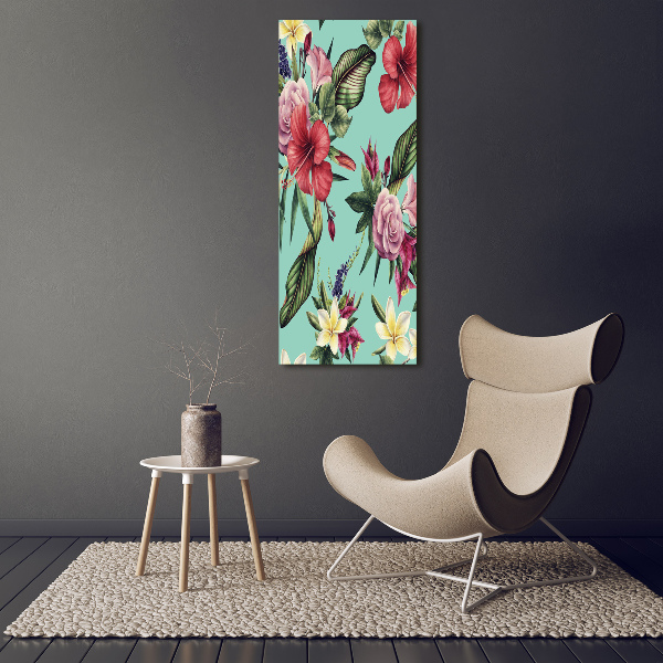 Canvas wall art Hawaiian pattern