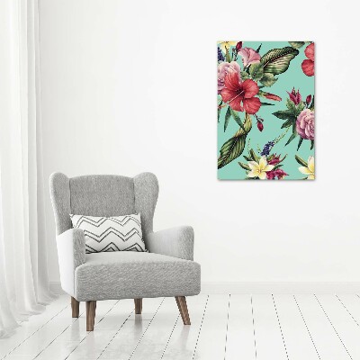 Canvas wall art Hawaiian pattern