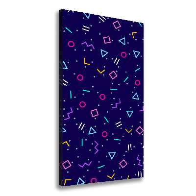 Canvas print Geometric background