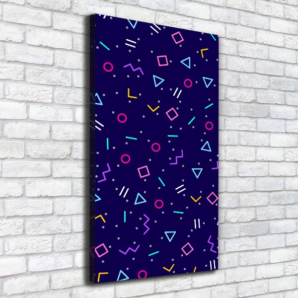 Canvas print Geometric background