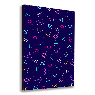 Canvas print Geometric background