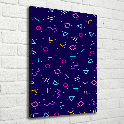 Canvas print Geometric background