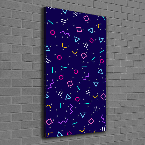 Canvas print Geometric background