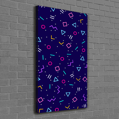 Canvas print Geometric background