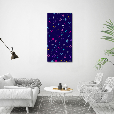 Canvas print Geometric background